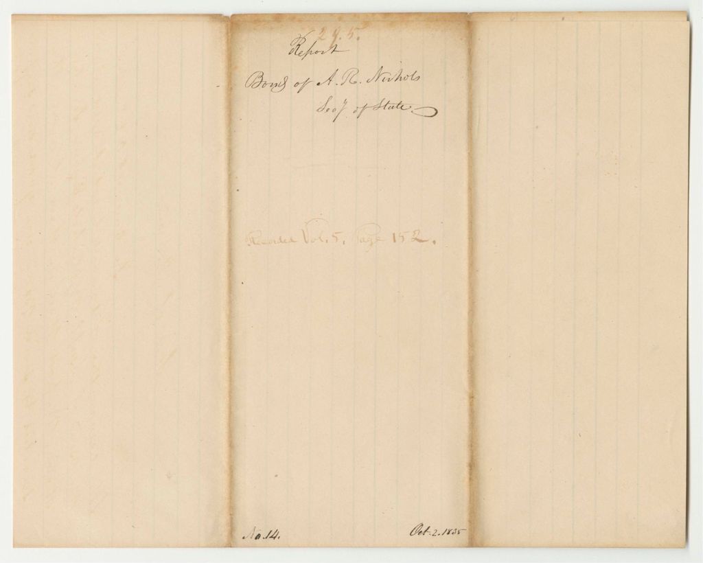 Miniature of Report 295: Report on the Bonds of Asaph