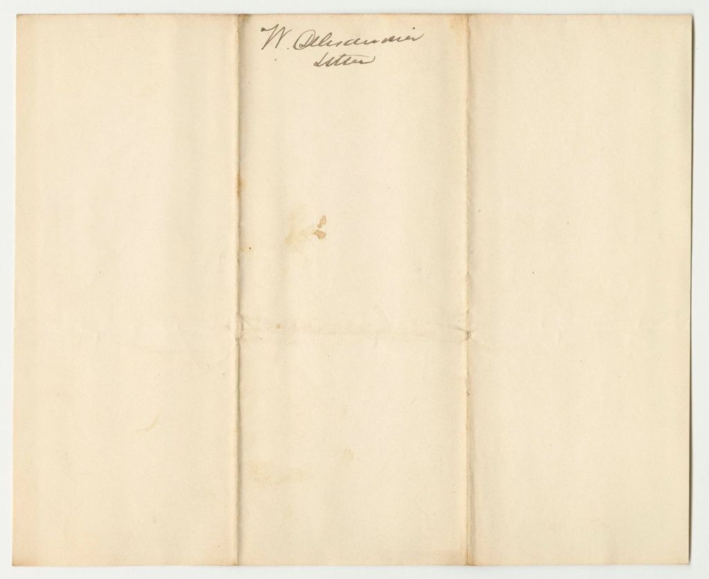 Miniature of Communication from William Delesdernier, Sheriff of Washington County, in Favor of the Pardon of John Gooch