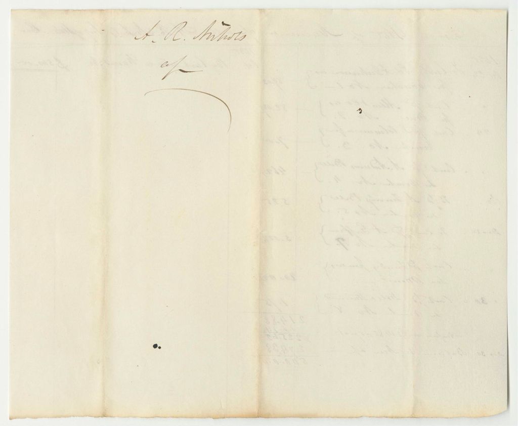 Miniature of Account of Asaph P. Nichols, Secretary of State