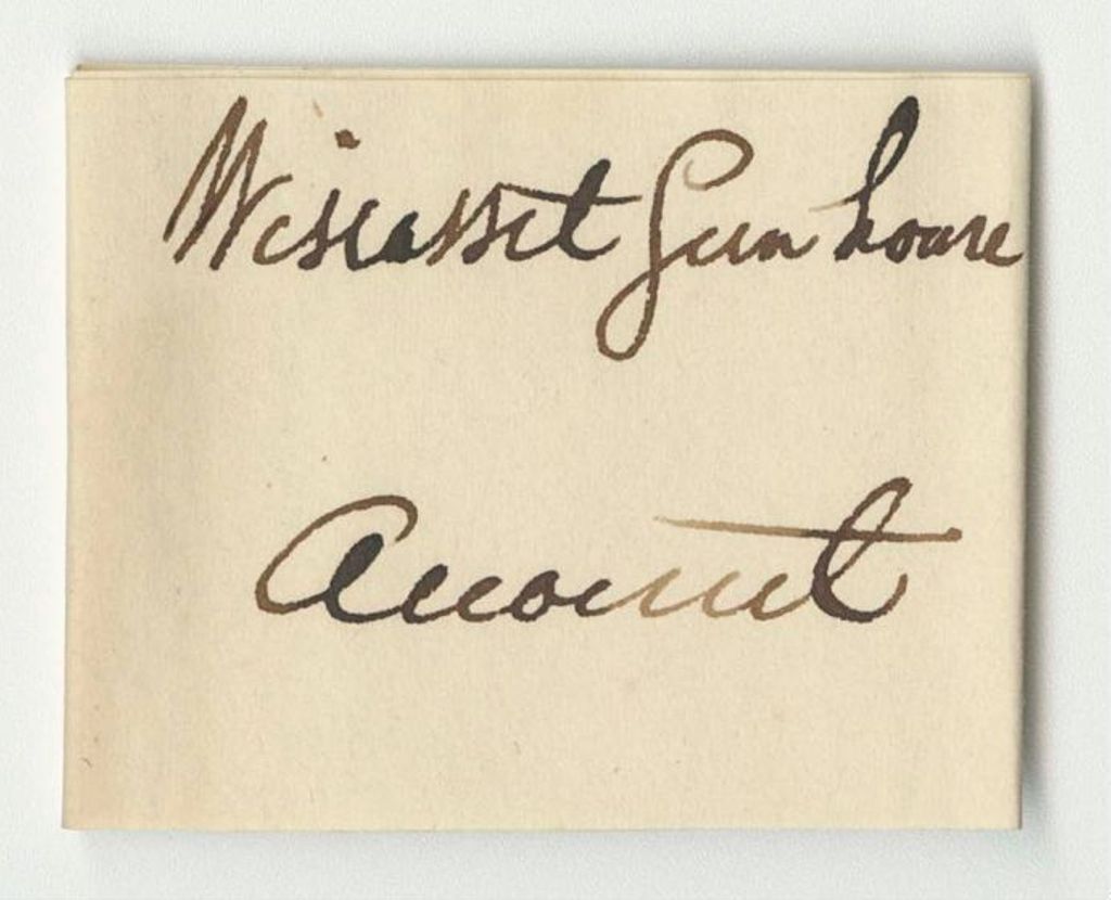 Miniature of Receipt from the Account of Abner B. Thompson, Adjutant General, for the Wiscasset Gun House