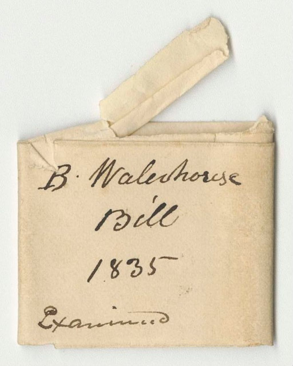 Miniature of Receipts from the Account of Benjamin Waterhouse, for Services and Expenses in Making Surveys of Township No. 6 First Range North of Bingham's Kennebec Purchase