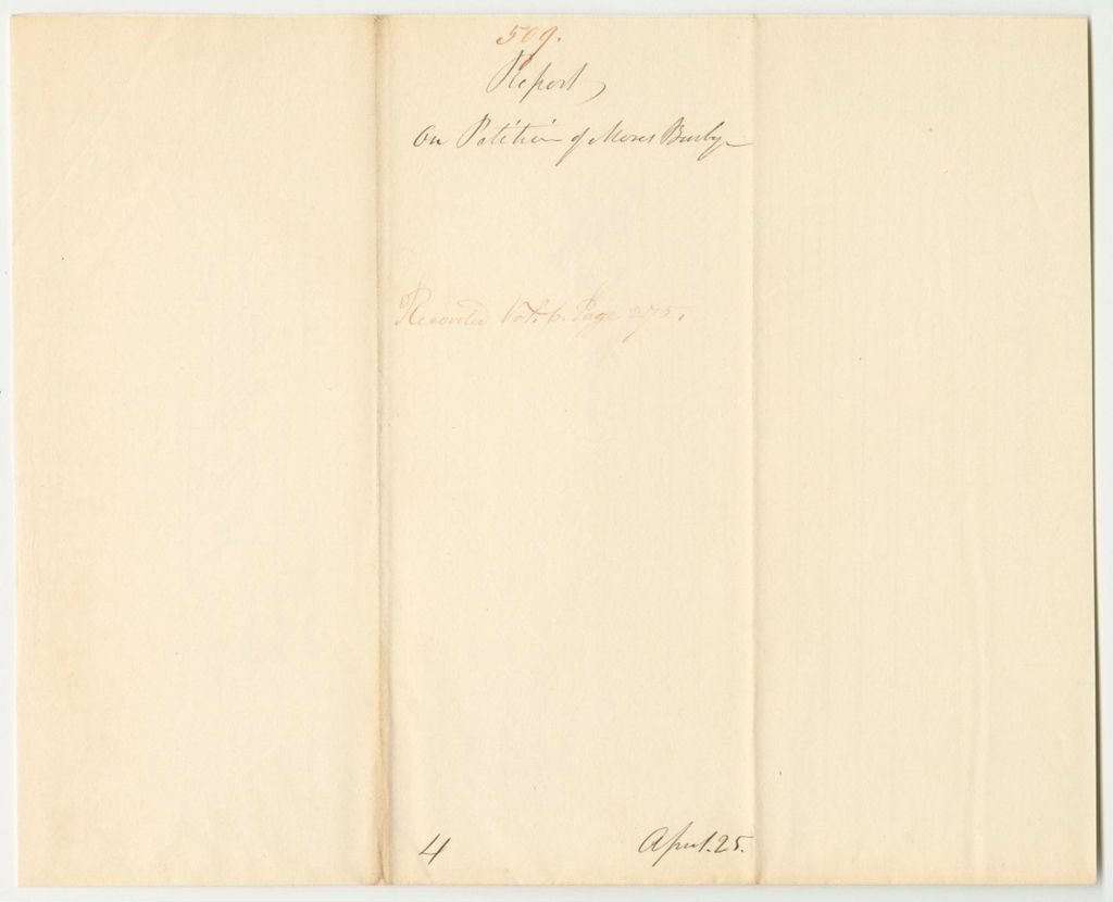 Miniature of Report 509: Report on the Petition of Moses Burley and Others for the Pardon of James McGerry