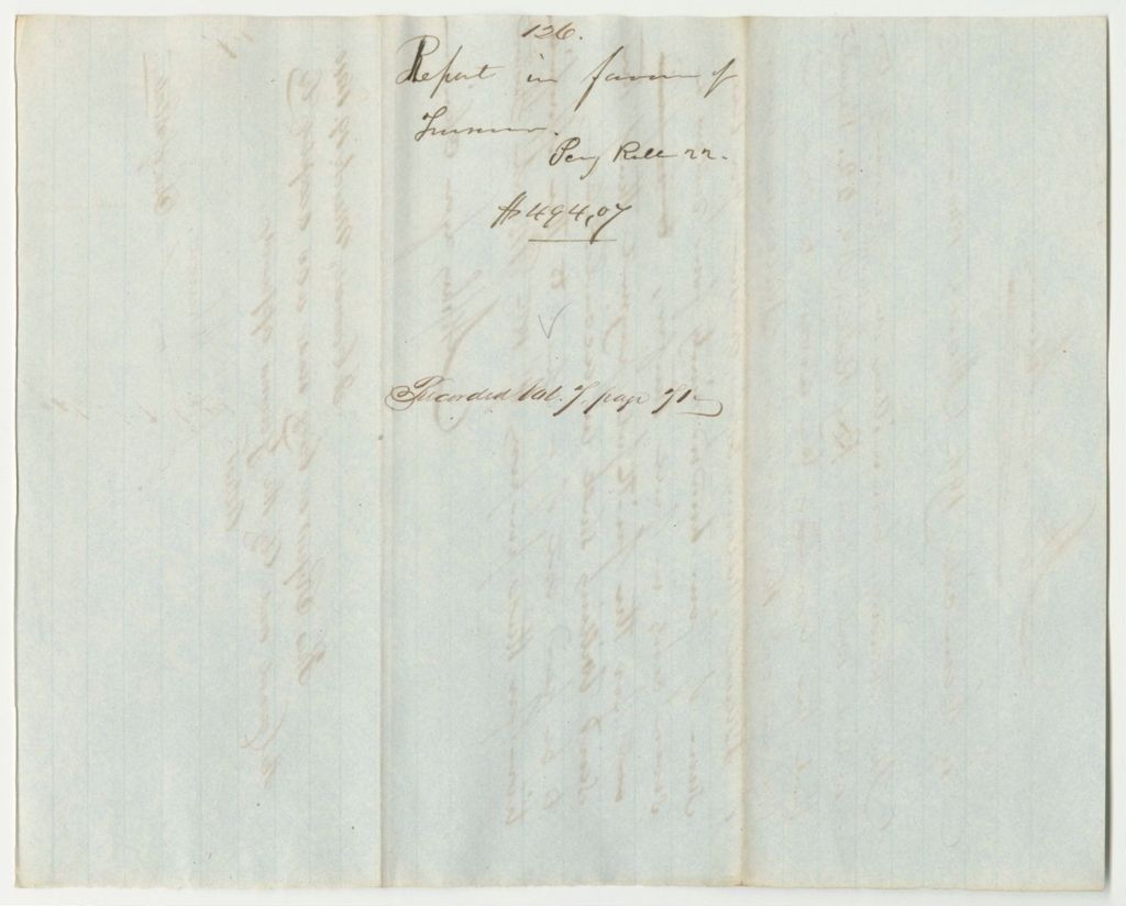 Miniature of Report 126: Warrant for the Payroll of the Senate