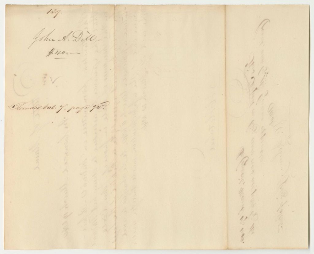Miniature of Report 139: Report on a Warrant in Favor of John A. Dill, Agreeable to a Resolve Passed on March 11th, 1840