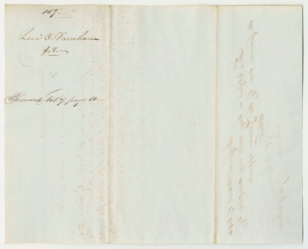 Miniature of Report 157: Report on the Warrant in Favor of Levi O. Farnham for the Destruction of His Gun and Bayonet