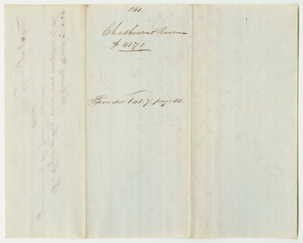 Miniature of Report 161: Report on the Warrant in Favor of Chadbourne and Rawson for Costs in the Action of State vs. John Curtis