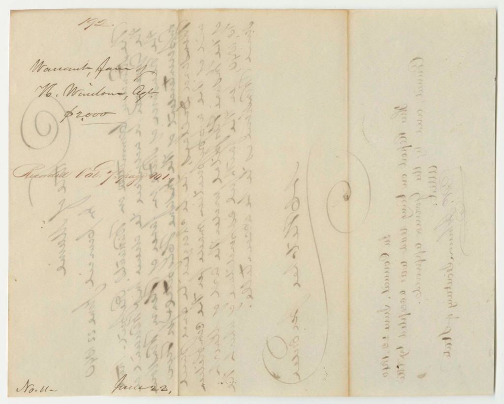 Miniature of Report 192: Report on the Warden in Favor of Henry Winslow, Superintendent of The Insane Hospital