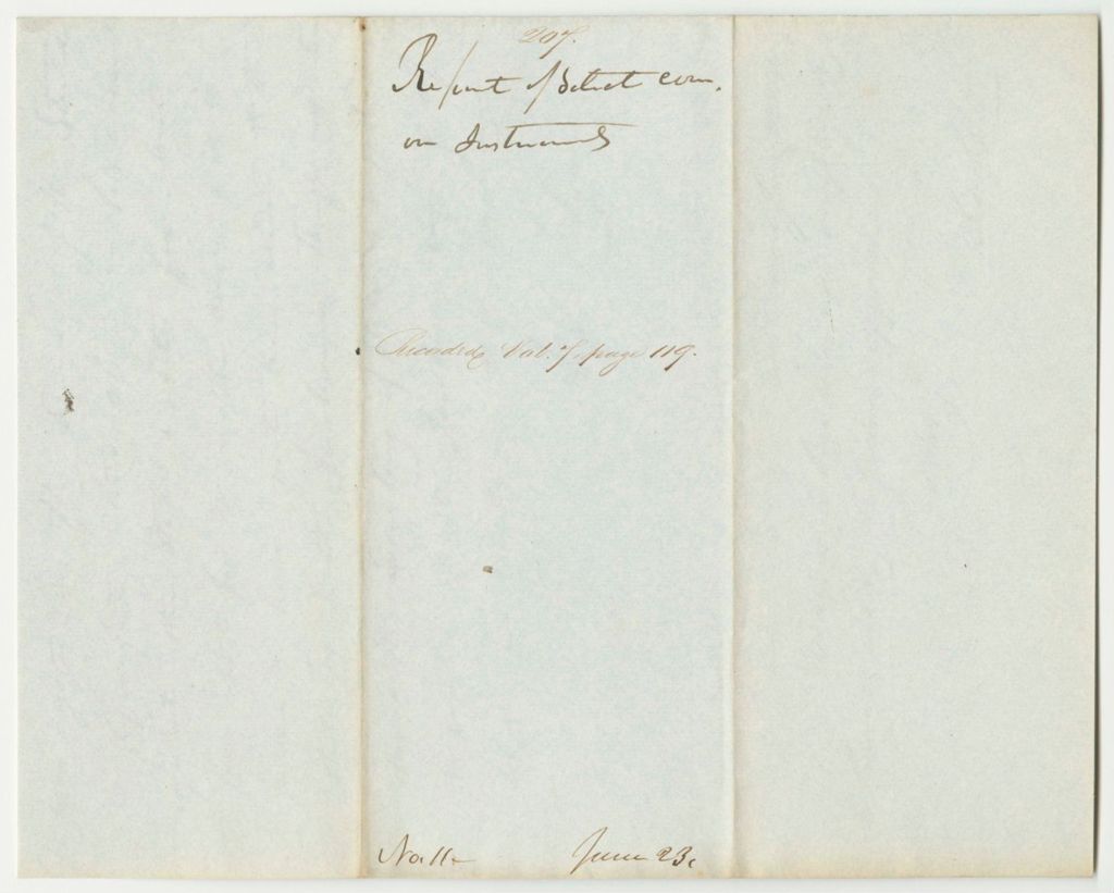 Miniature of Report 207: Report on the Select Committee on Instruments