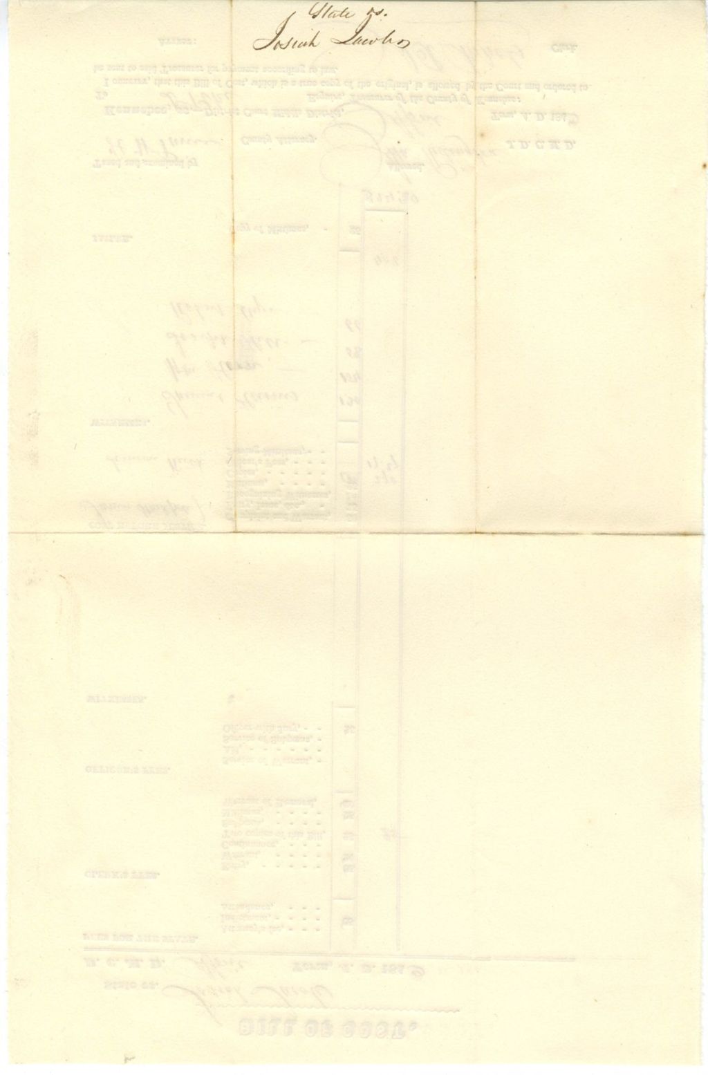 Miniature of Bill of Cost, State v. Jacobs