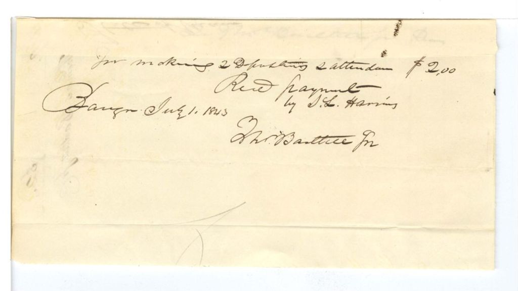 Miniature of Voucher, T. Bartlett Jr.