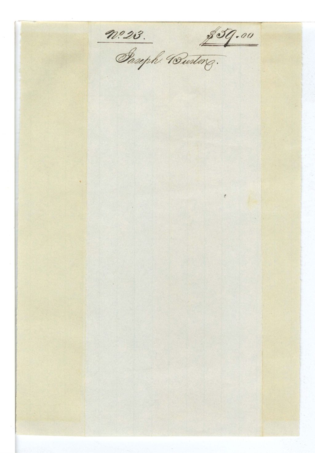 Miniature of Voucher, J. Burton