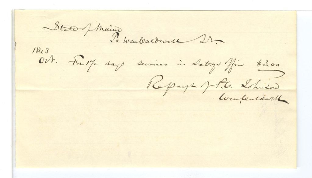 Miniature of Voucher, P. C. Johnson