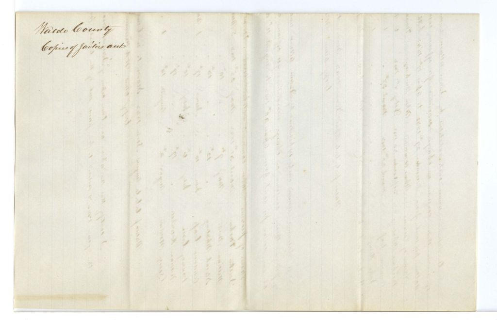 Miniature of Waldo County, Copies of Jailer's Accounts