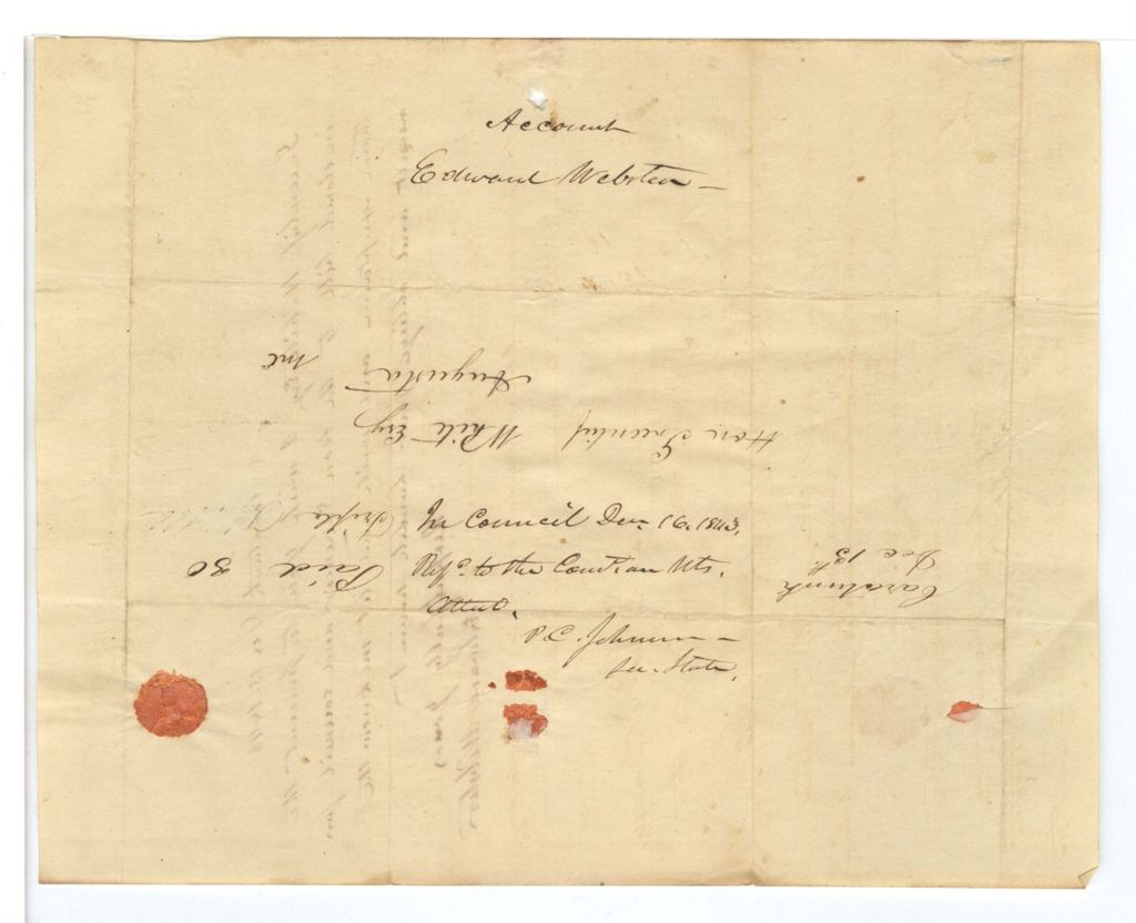 Miniature of Account, Edward Webster