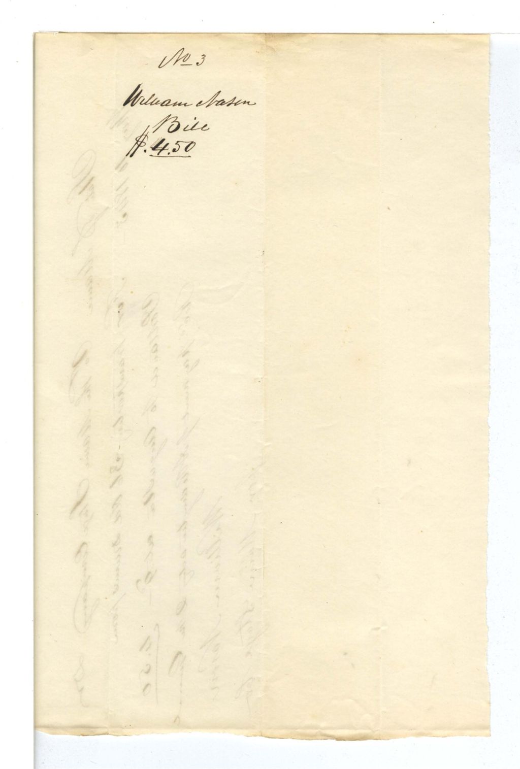 Miniature of Transportation - Bill No. 3: William Nason