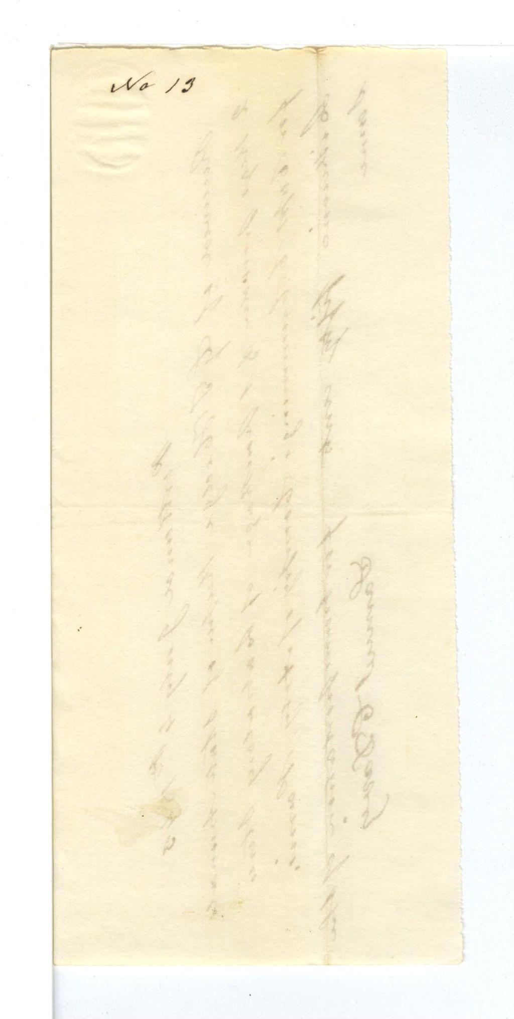 Miniature of Transportation - Bill No. 7: G. J. Hedge - Voucher No. 13: Samuel Davis