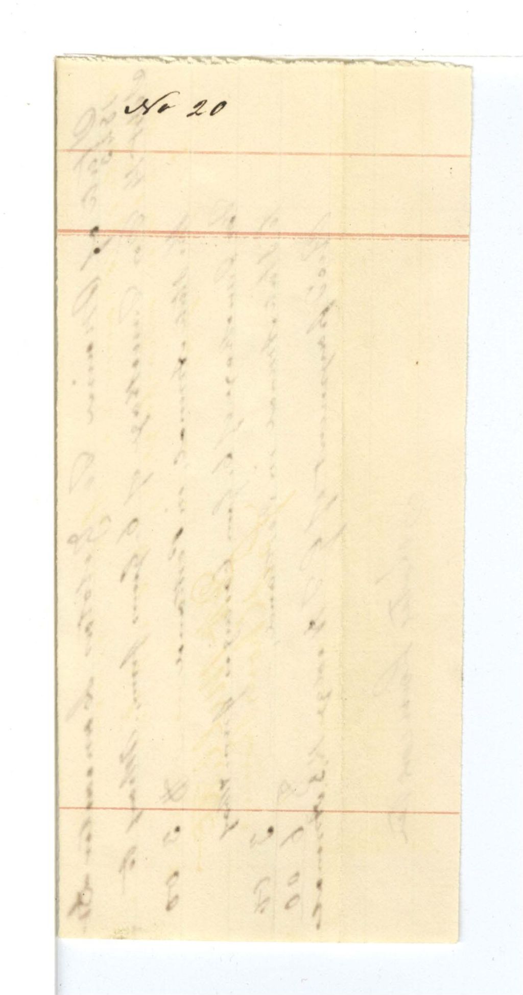 Miniature of Transportation - Bill No. 7: G. J. Hedge - Voucher No. 20: [Beleton??] Lancaster