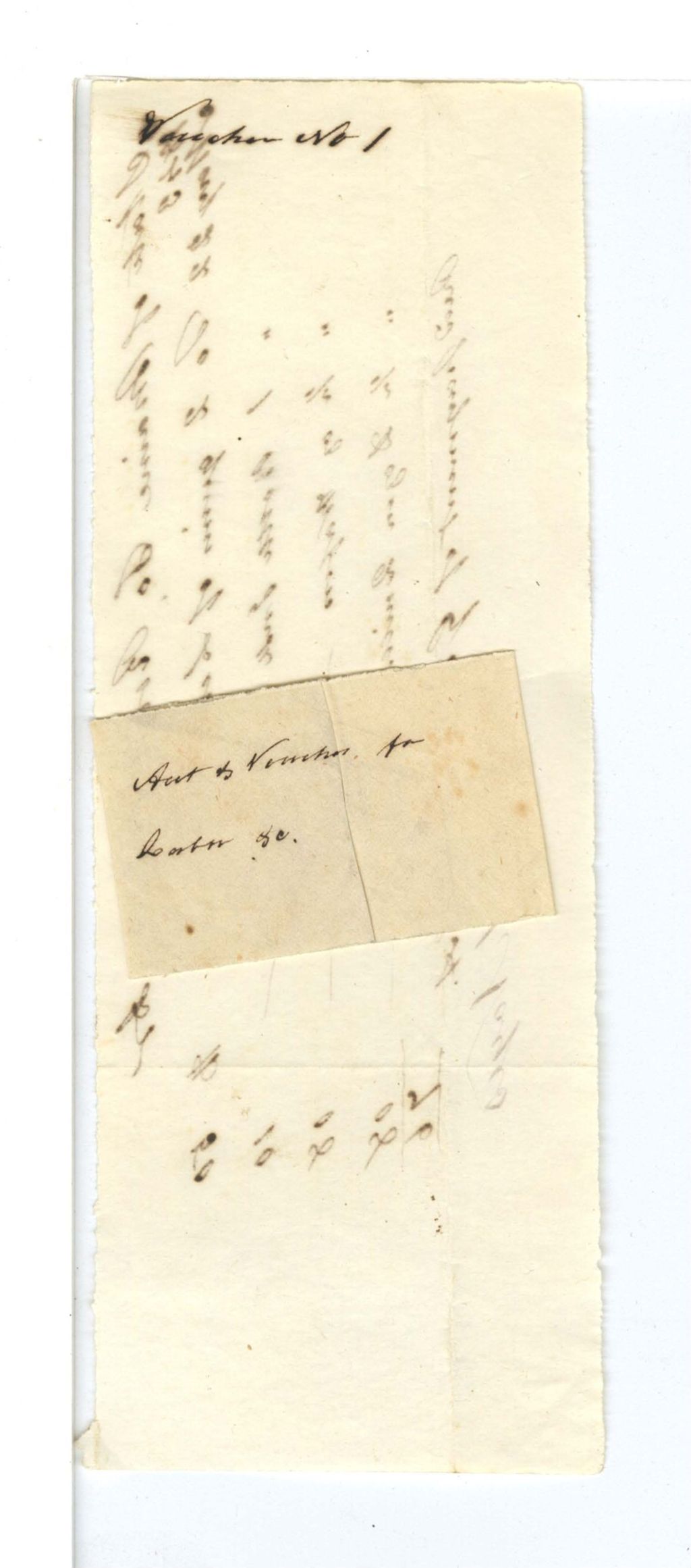 Miniature of Portland Arsenal - Expenditures - Bill No. 1: Robert Noyes
