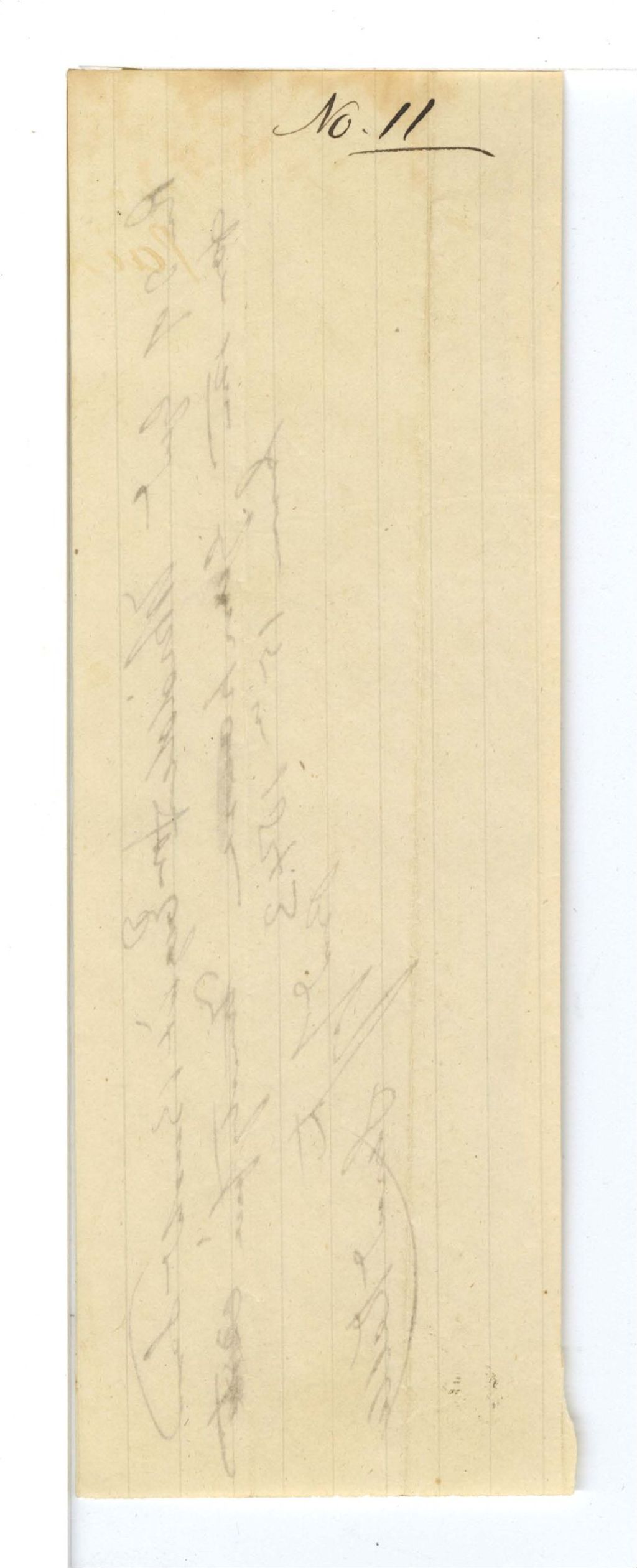 Miniature of Calais Gun House - Bill No. 11: [Samuel Kelly?]