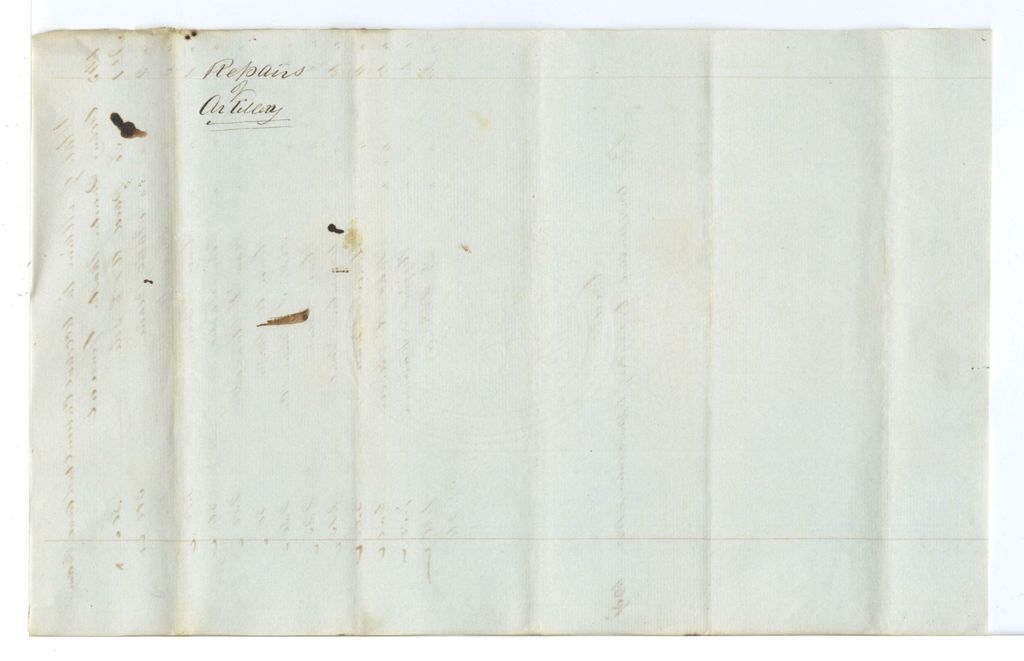 Miniature of Repairs of Artillery