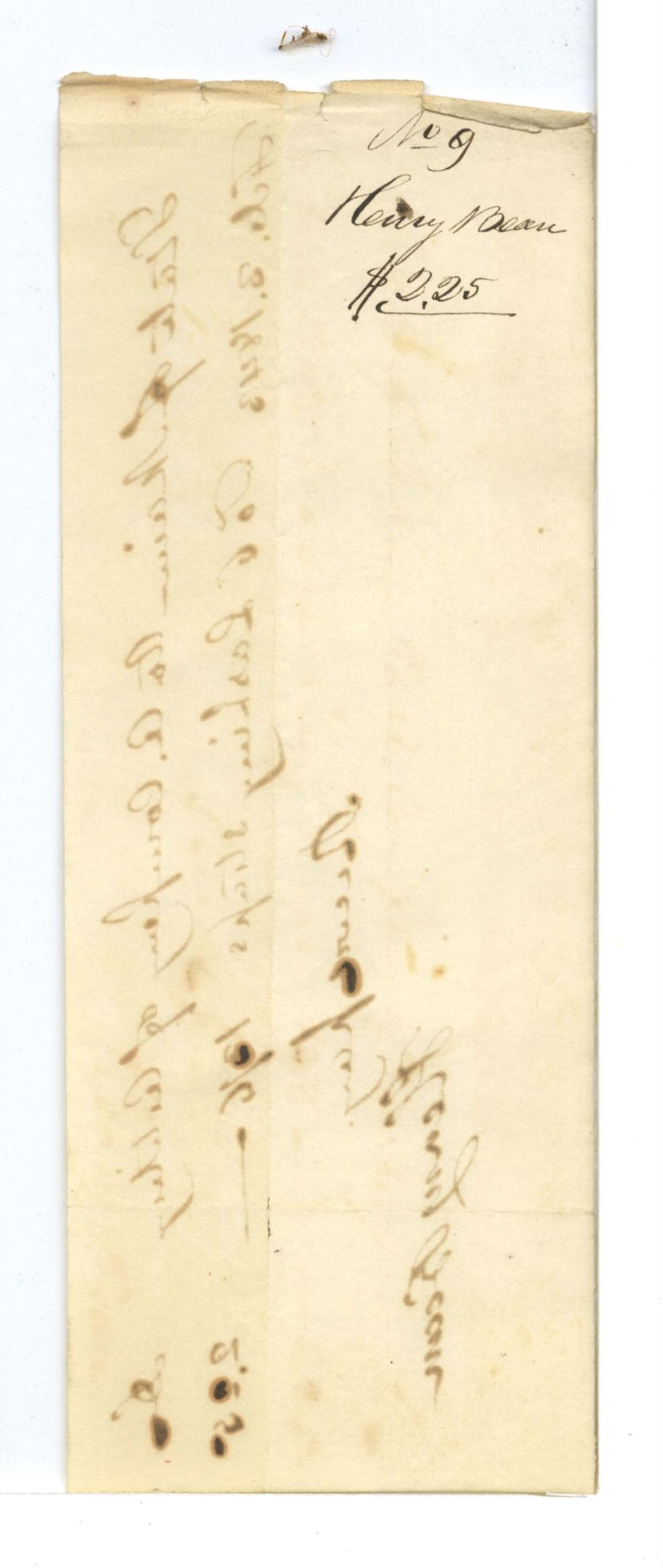Miniature of Repairs of Artillery - Bill No. 9: Henry Bean