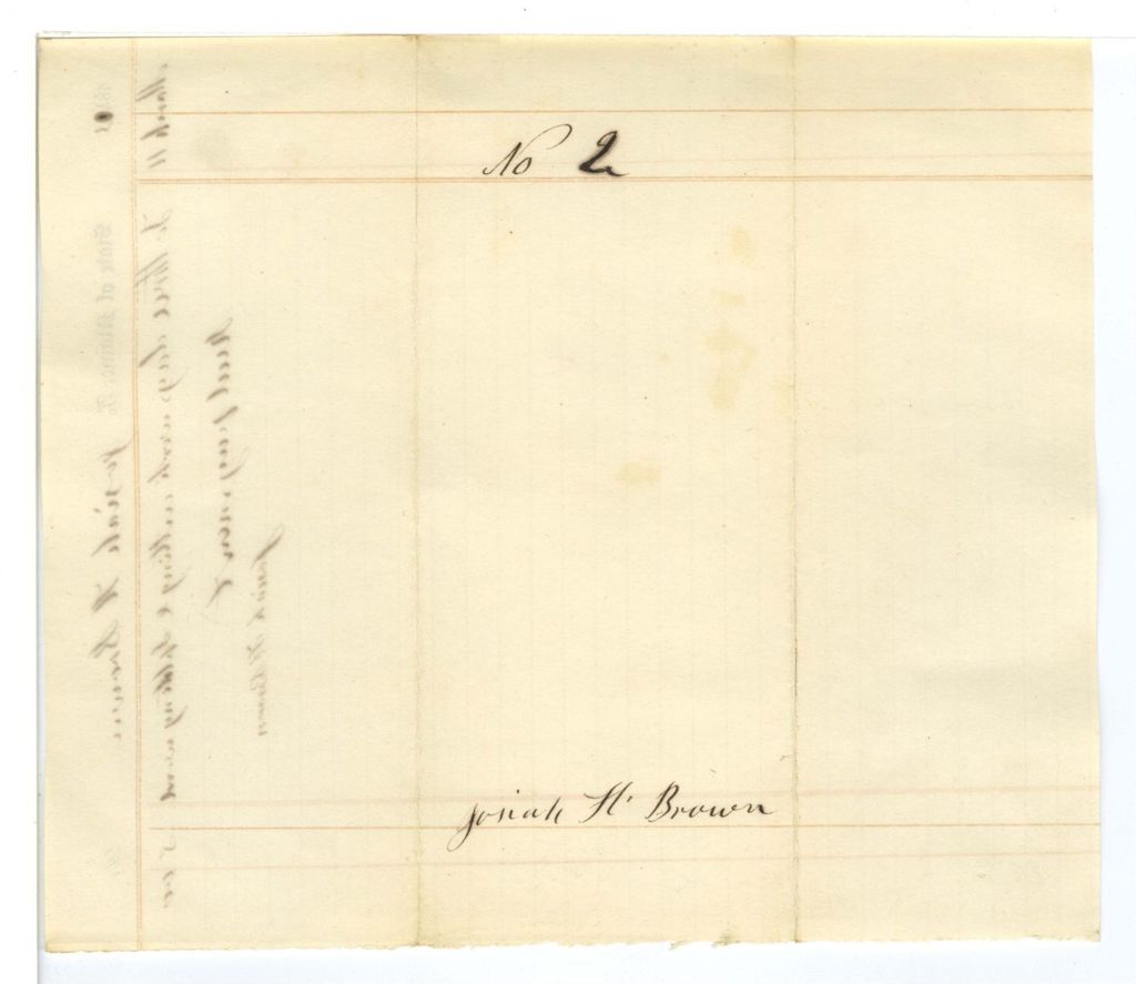 Miniature of No. 2 - Josiah H Brown