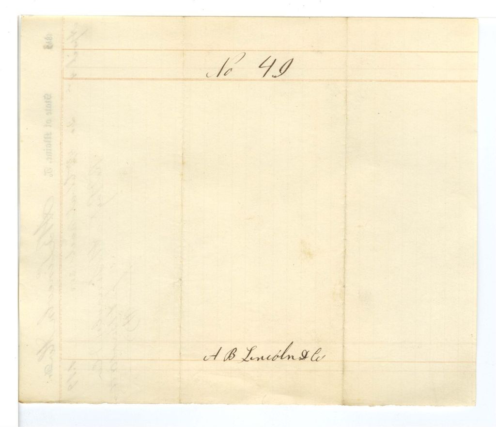 Miniature of No. 49 - A B Lincoln