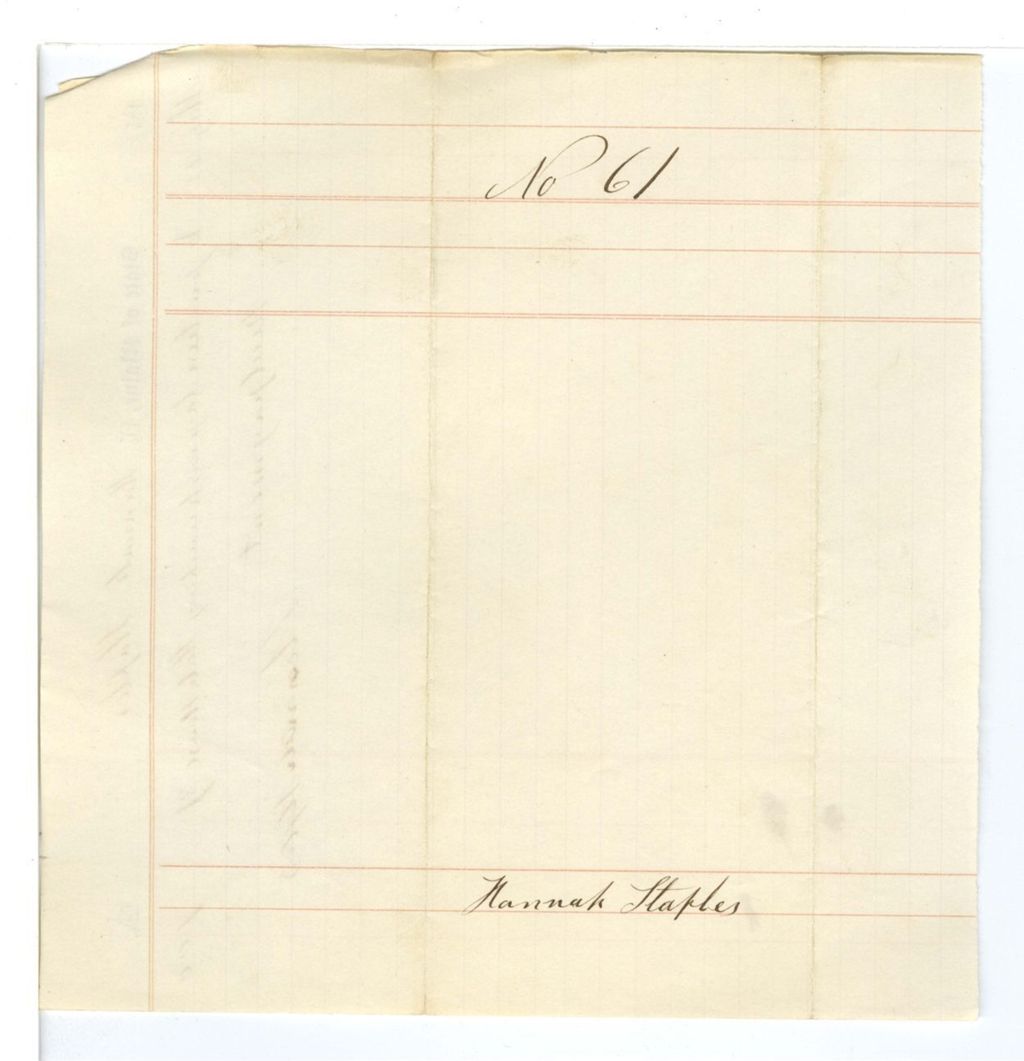 Miniature of No. 61 - Hannah Staples