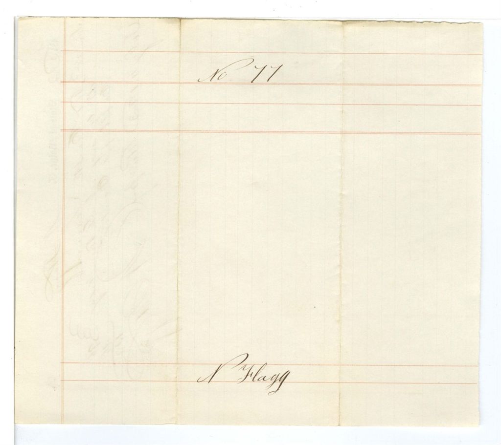 Miniature of No. 77 - [N Flagg?]