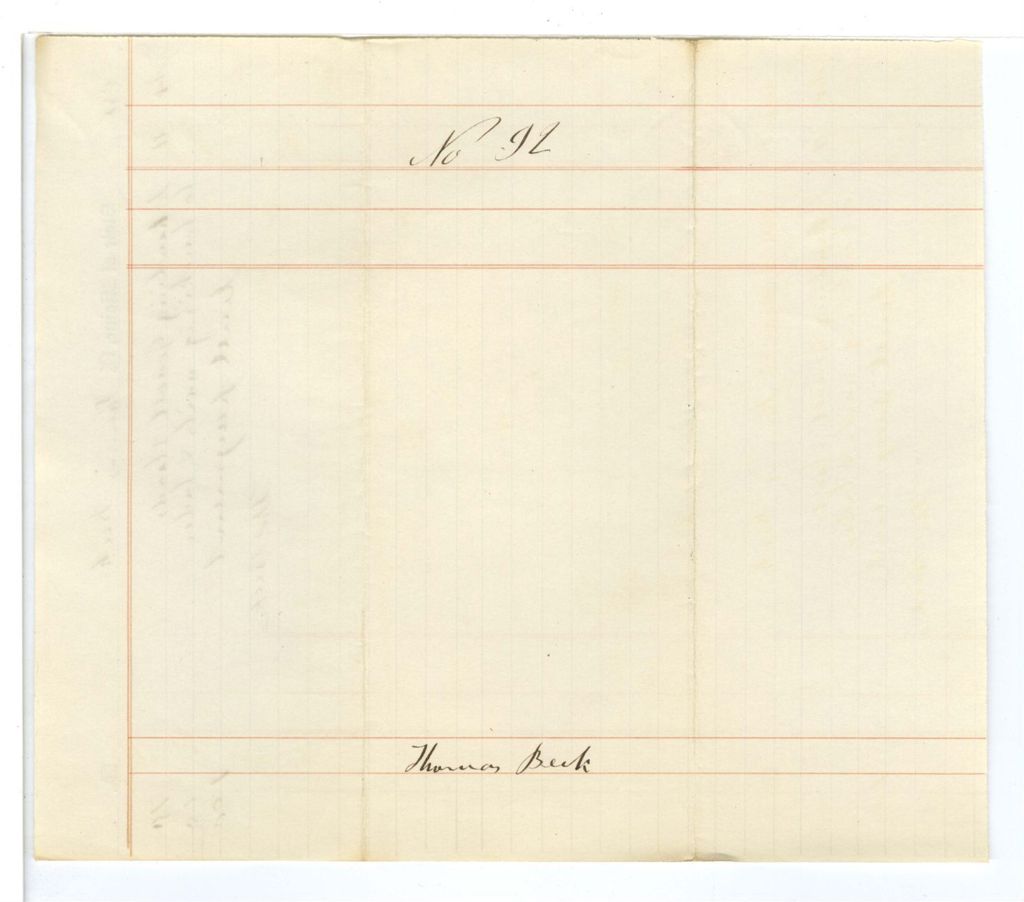 Miniature of No. 92 - Thomas Beck