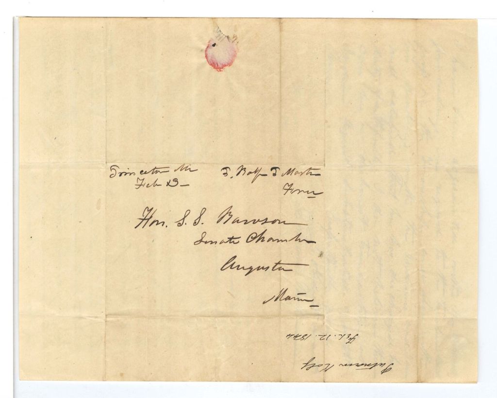 Miniature of [Putnam Roy?] [in defense of S. Leland]