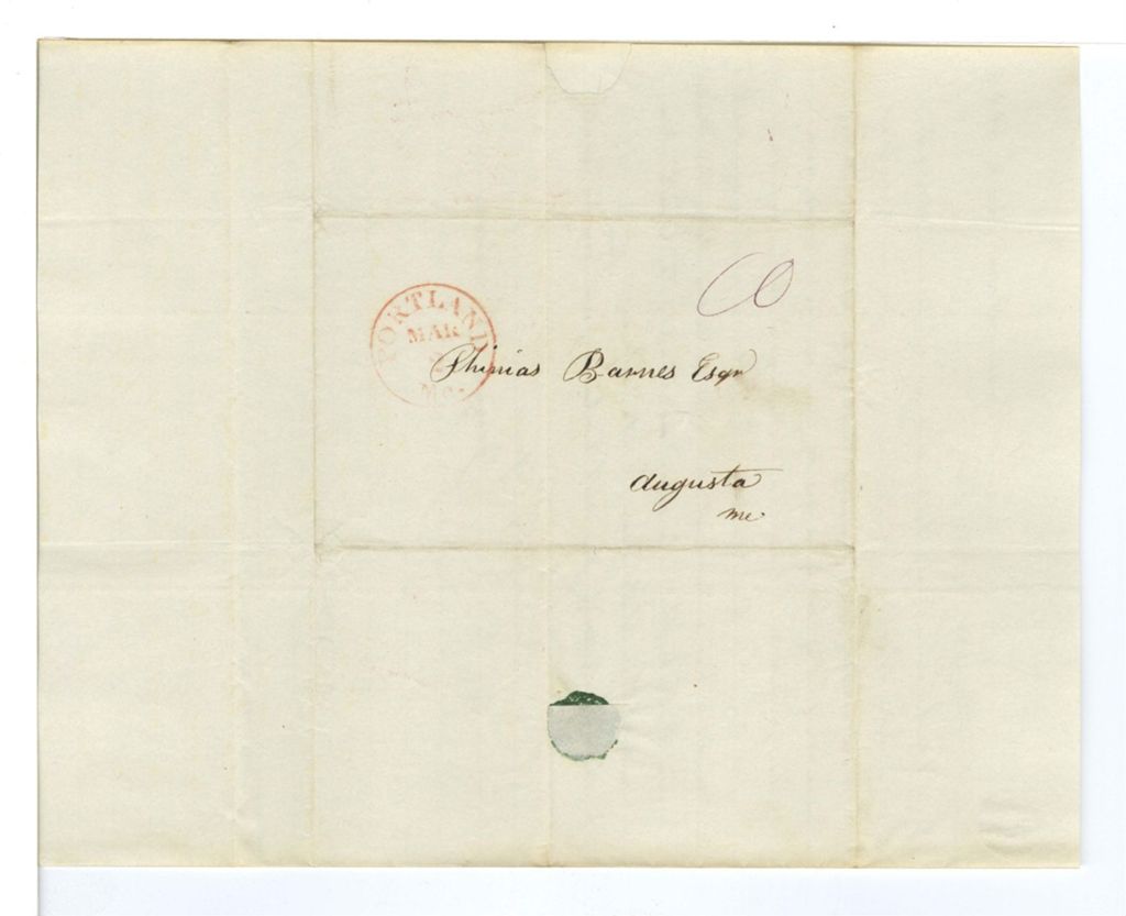 Miniature of [Phinias?] Barnes Esq, on behalf of blind child