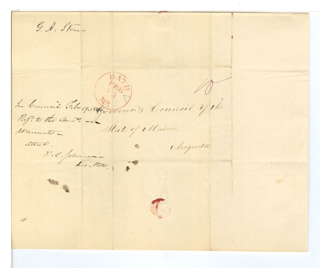 Miniature of Account of George A. Stark