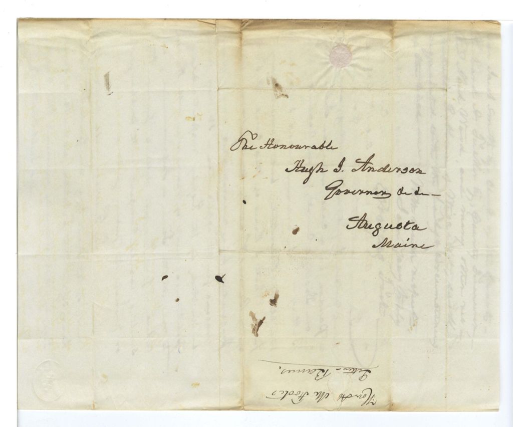 Miniature of [Erastus Fast, petition for pardon?]