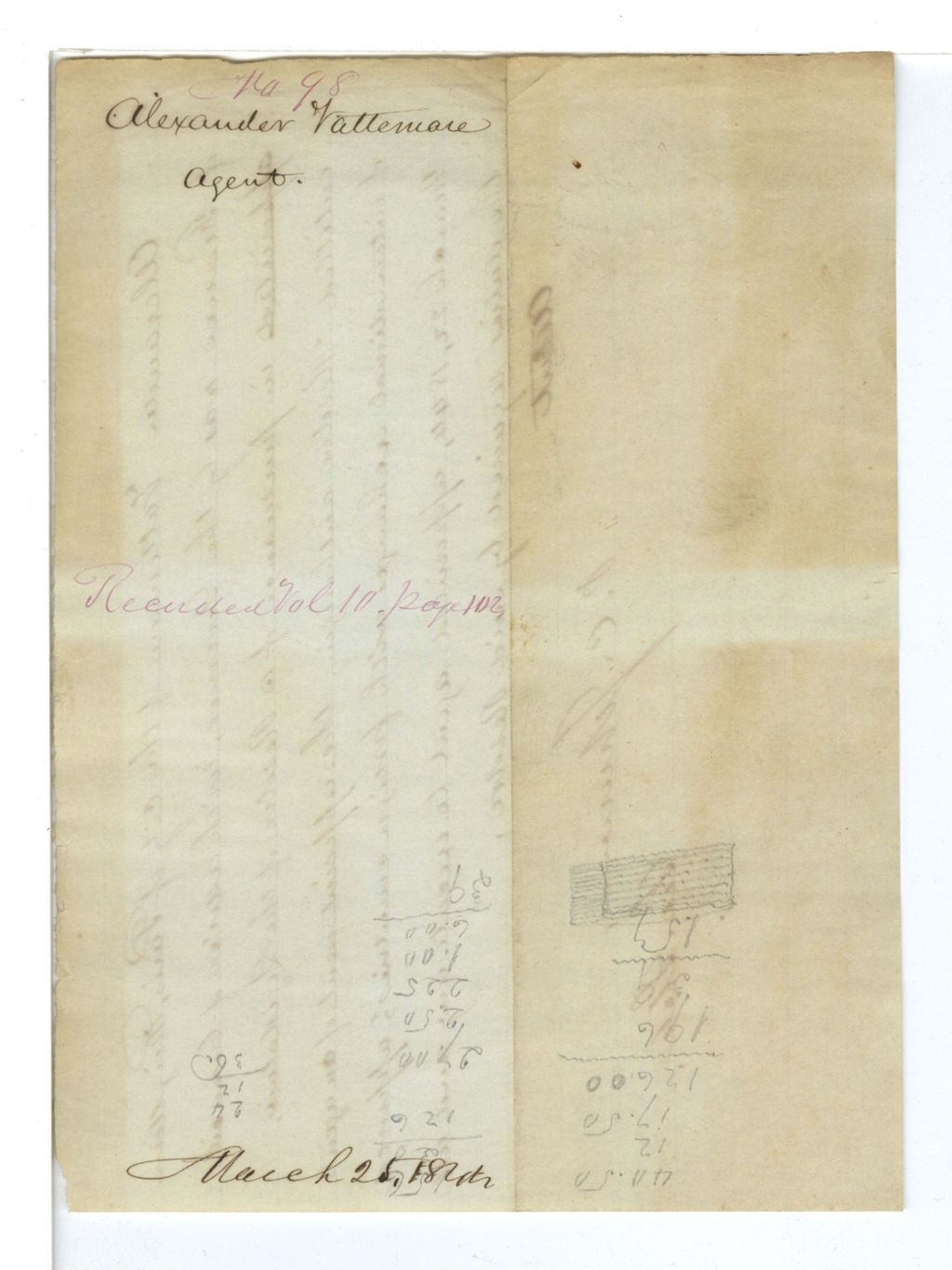 Miniature of Report 98: Report on Alexander Vattemare, of Paris France, Agent of International Exchanges