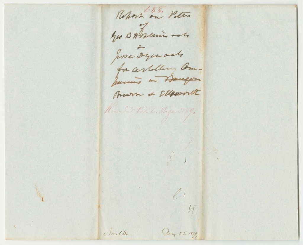 Miniature of Report 688: Report on Petitions for Artillery Companies, Referred to the Next Council