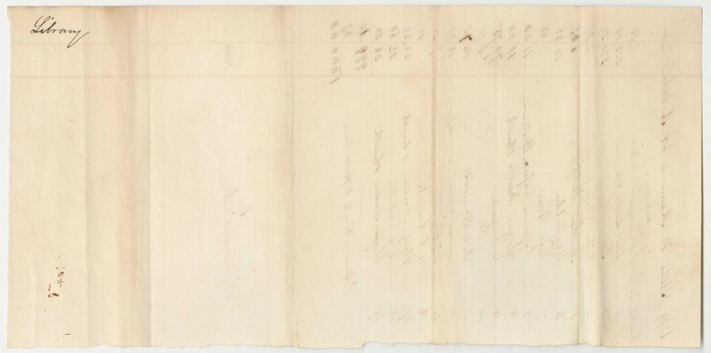 Miniature of Account of A.R. Nichols for the Library