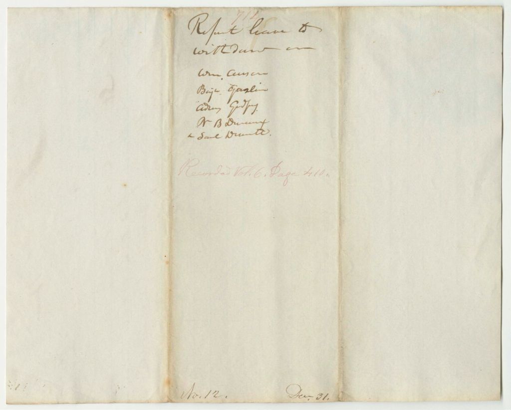 Miniature of Report 714: Petitions, Giving Leave to Withdraw