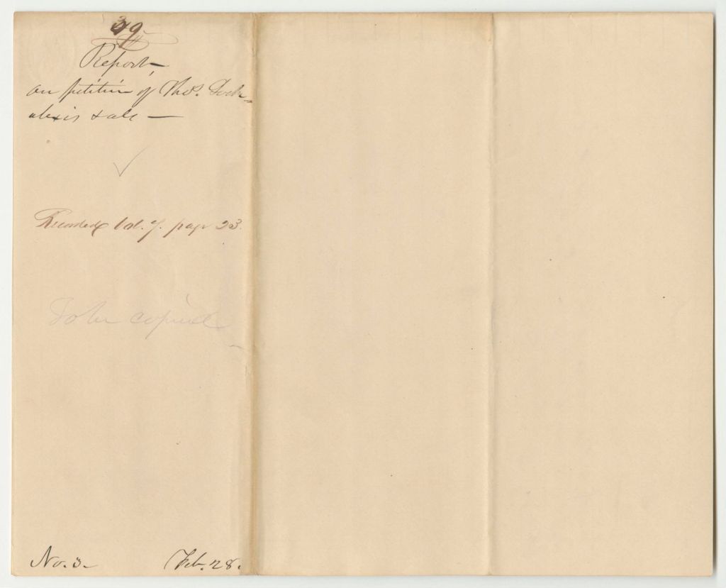 Miniature of Report 39: Report on the Petition of Thoma Sockalexis and Others in Relation to the Education of the Penobscot Indians
