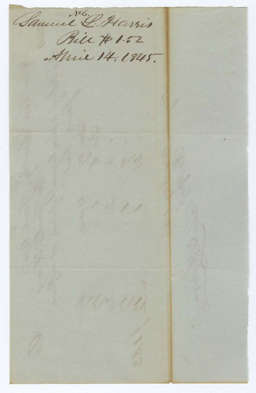 Miniature of Voucher 6: Samuel L. Harris