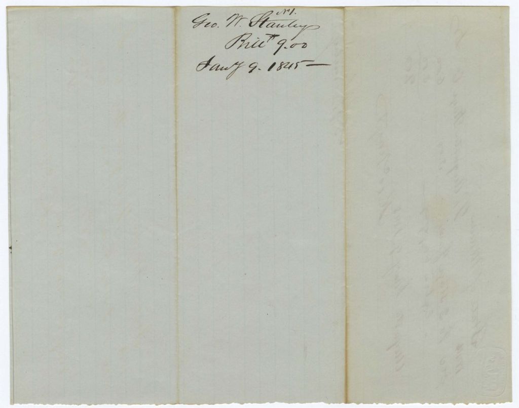 Miniature of Voucher 1: George W. Stanley