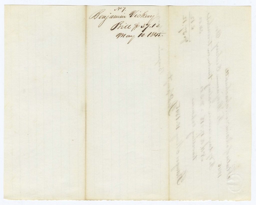 Miniature of Voucher 7: Benjamin Vickery