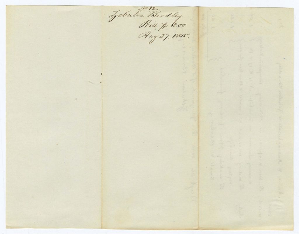Miniature of Voucher 12: [Jebulon?] Bradley