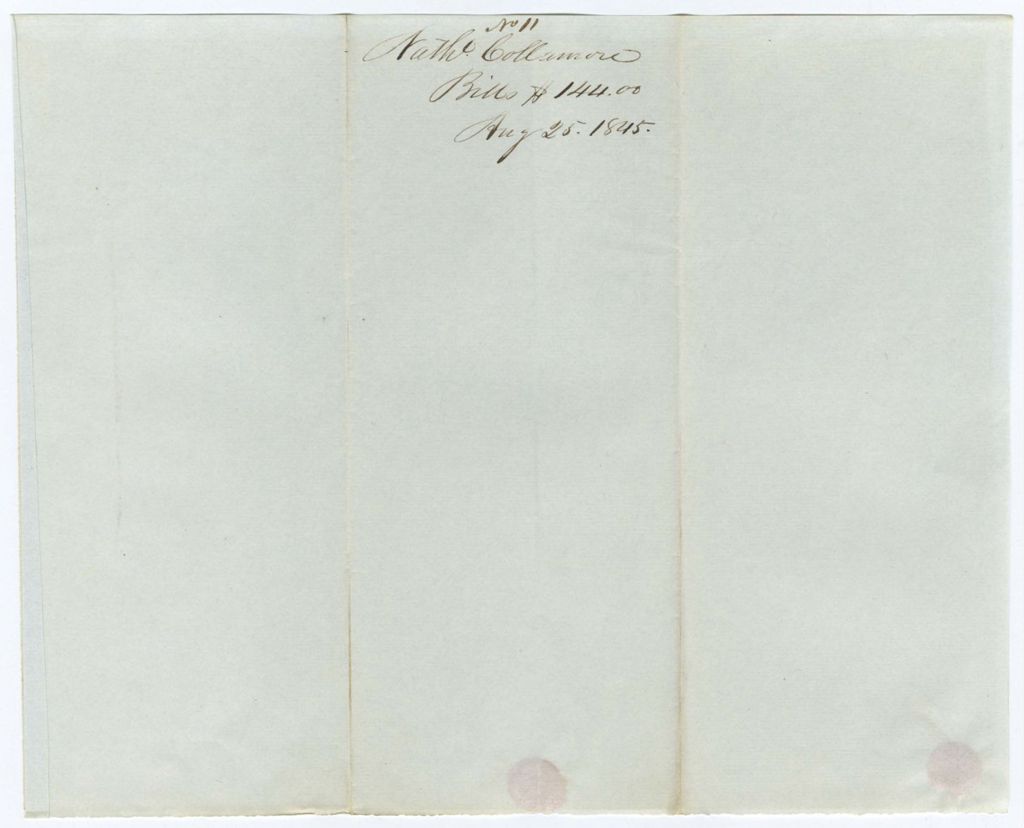 Miniature of Voucher 11: Nathaniel Collamore