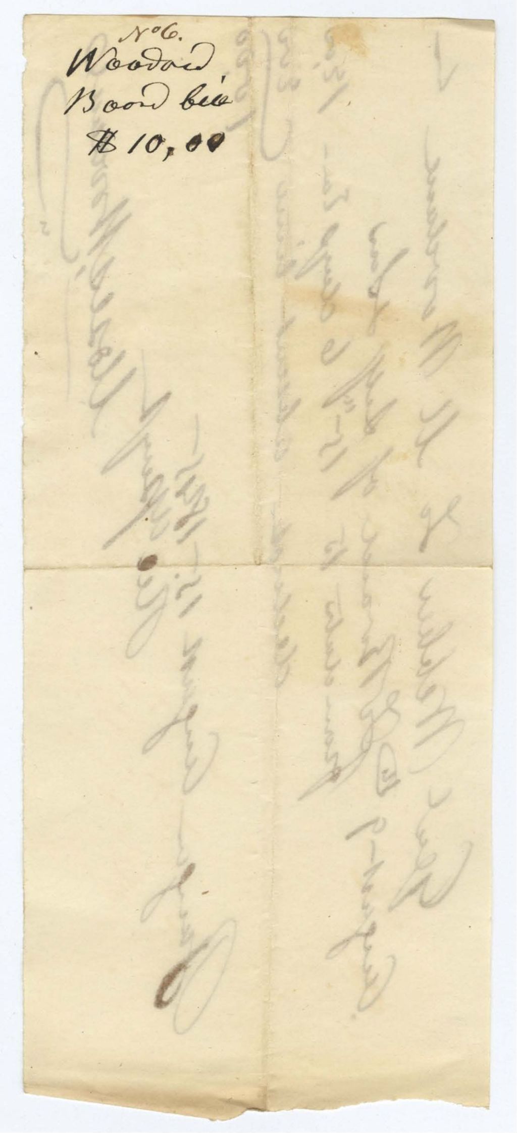 Miniature of Voucher 18: J. Webber Sub-Voucher 6: Moses Woodward