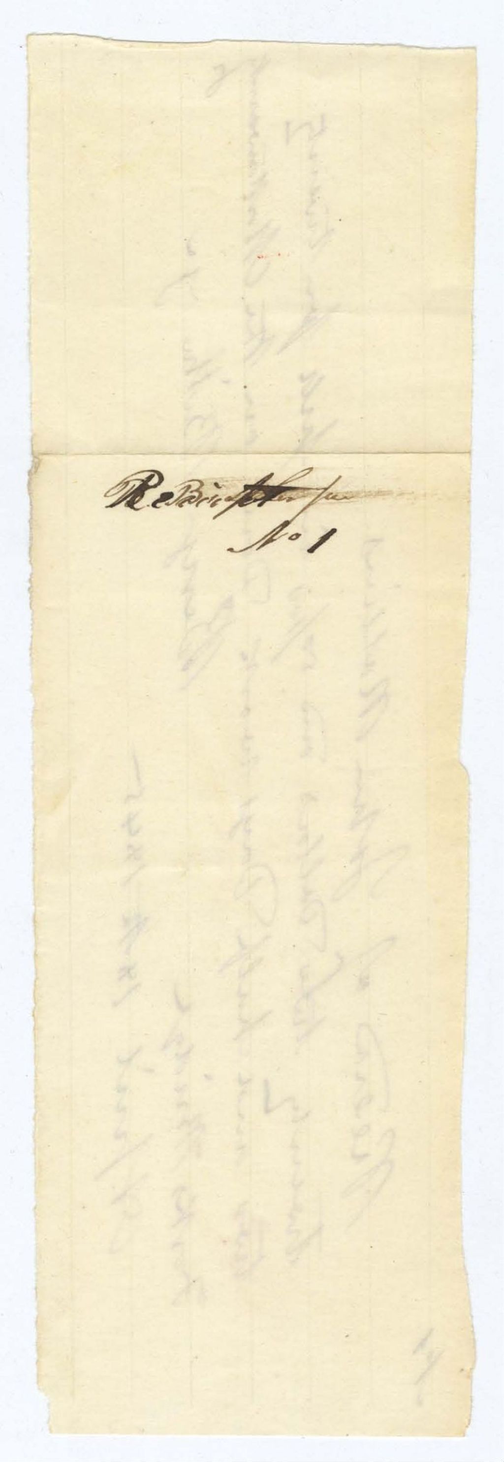 Miniature of Voucher 2: Rollins Sub-Voucher 1: Benjamin [Blathers?]