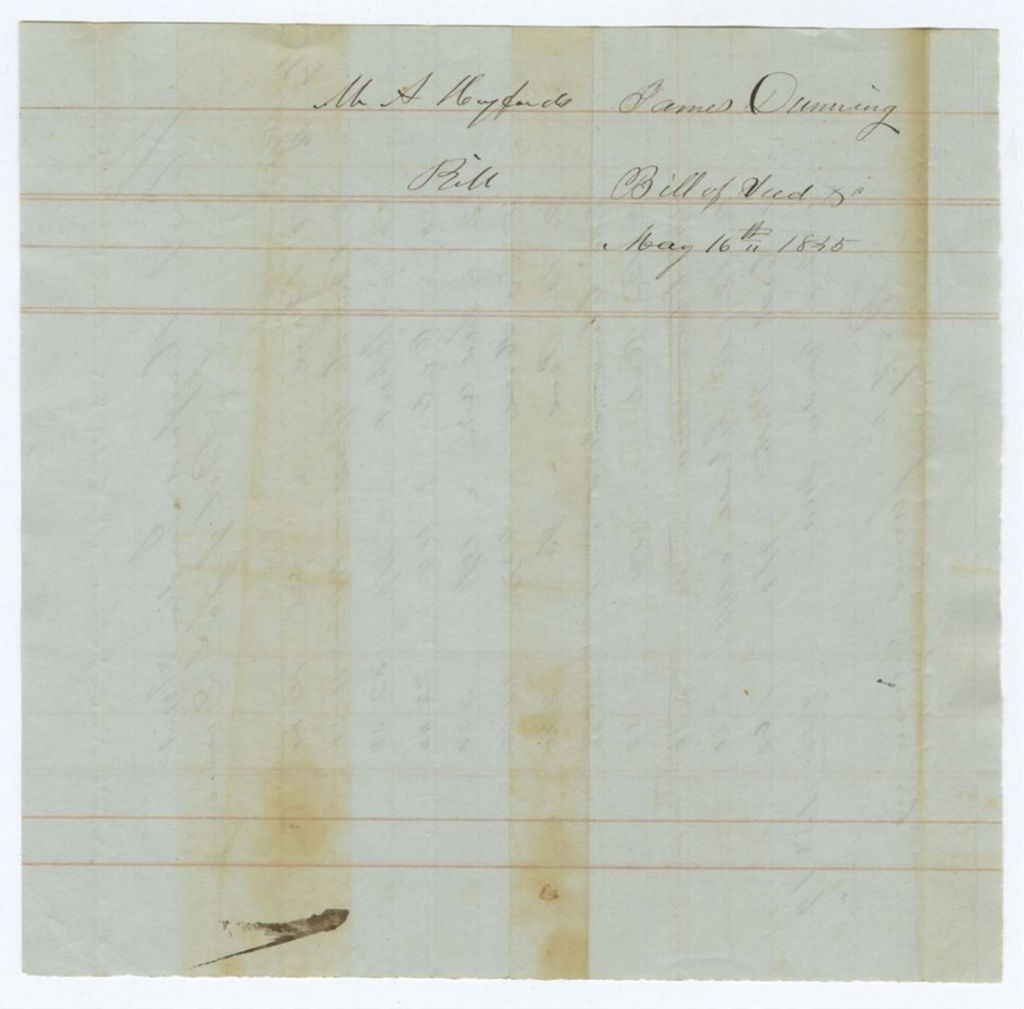 Miniature of Indian Fund (Page 13): James Dunning, Bill of Seed