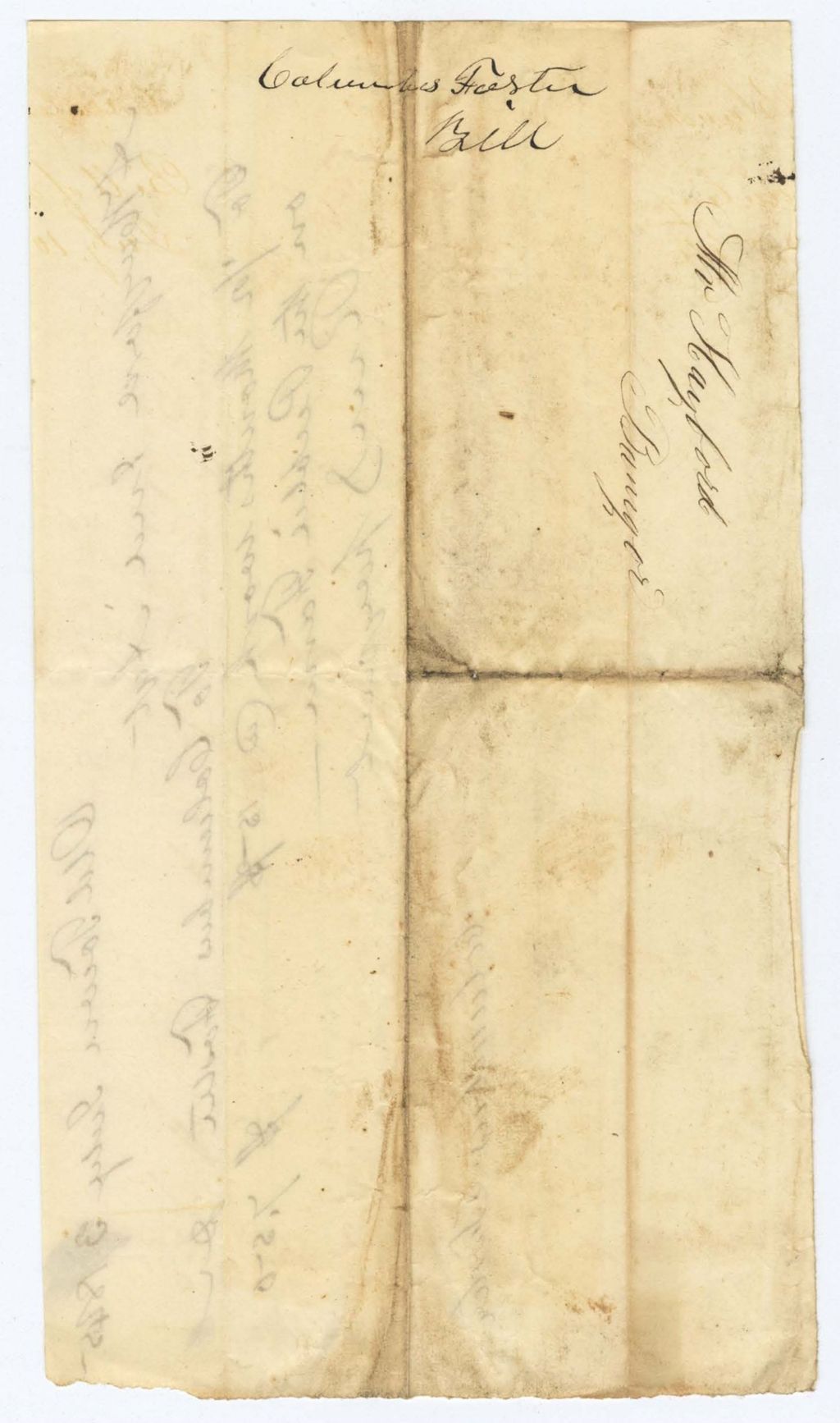 Miniature of Indian Fund (Page 16): Columbus Foster Bill