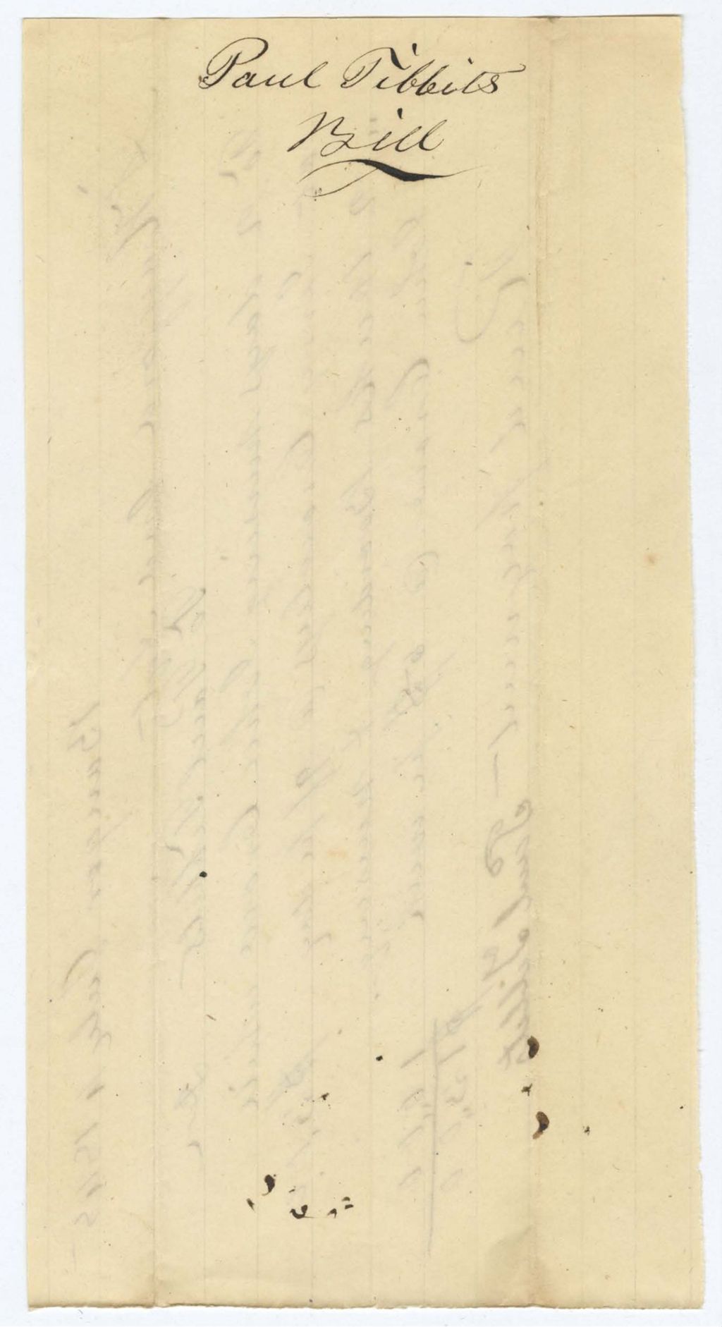 Miniature of Indian Fund (Page 16): Paul Tibbits Bill