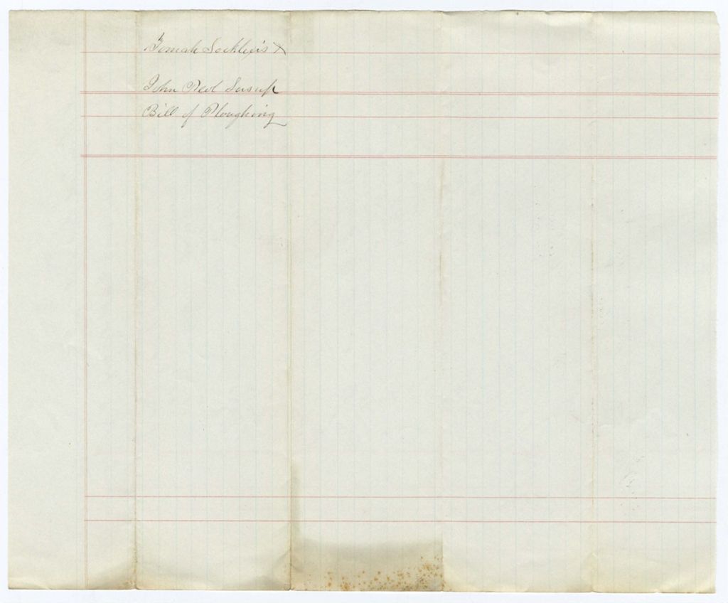 Miniature of Indian Fund (Page 28): Tomah Socklexis, John Peol Susup, Bill of Ploughing